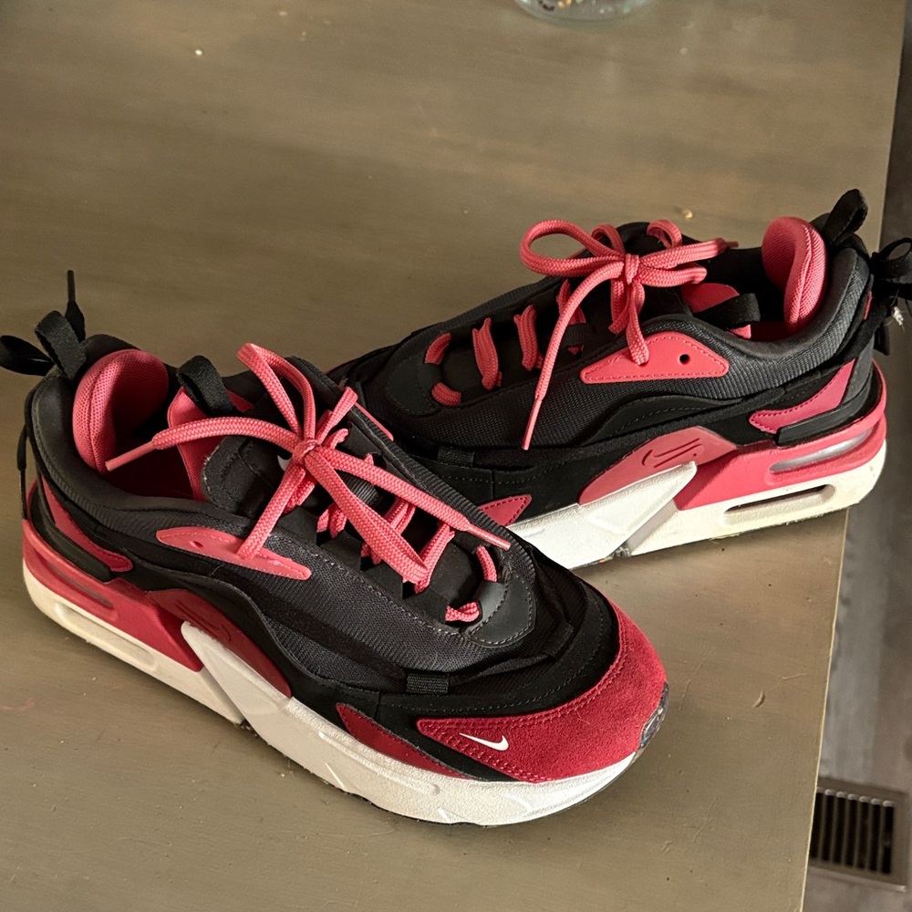 Black and Red Nike Sneakers